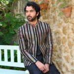 Elegant Black Multi Sequin Jacket for Mehndi