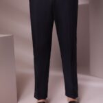 Black Straight Pant Trousers