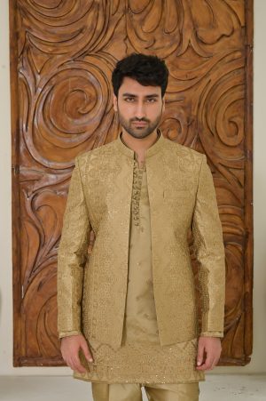 Golden Embroidered Prince Coat